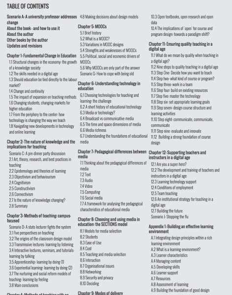 Figure 3: Pressbooks table of contents: one click to the topic