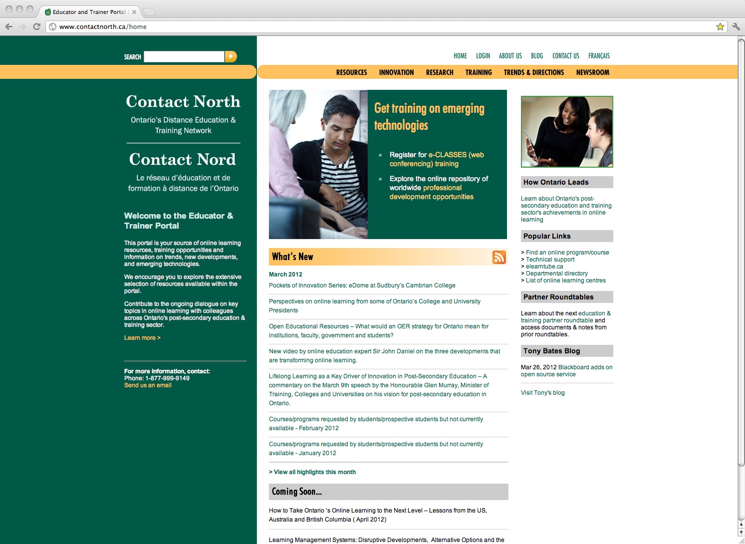 online portal