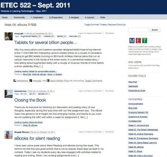 ETEC 522 Week 6