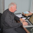 Working in my study