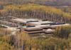 Athabasca University's campus near the town of Athabasca